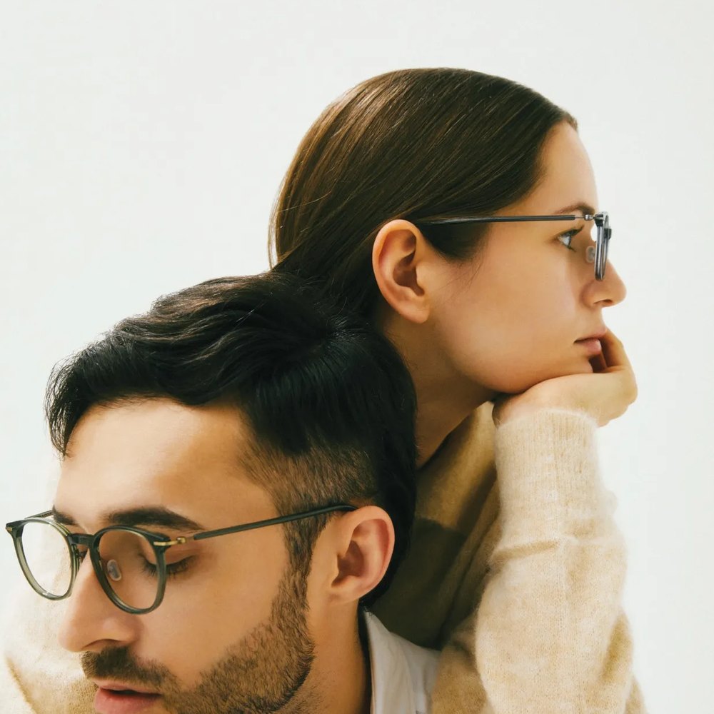Man and woman in VYCOZ glasses
