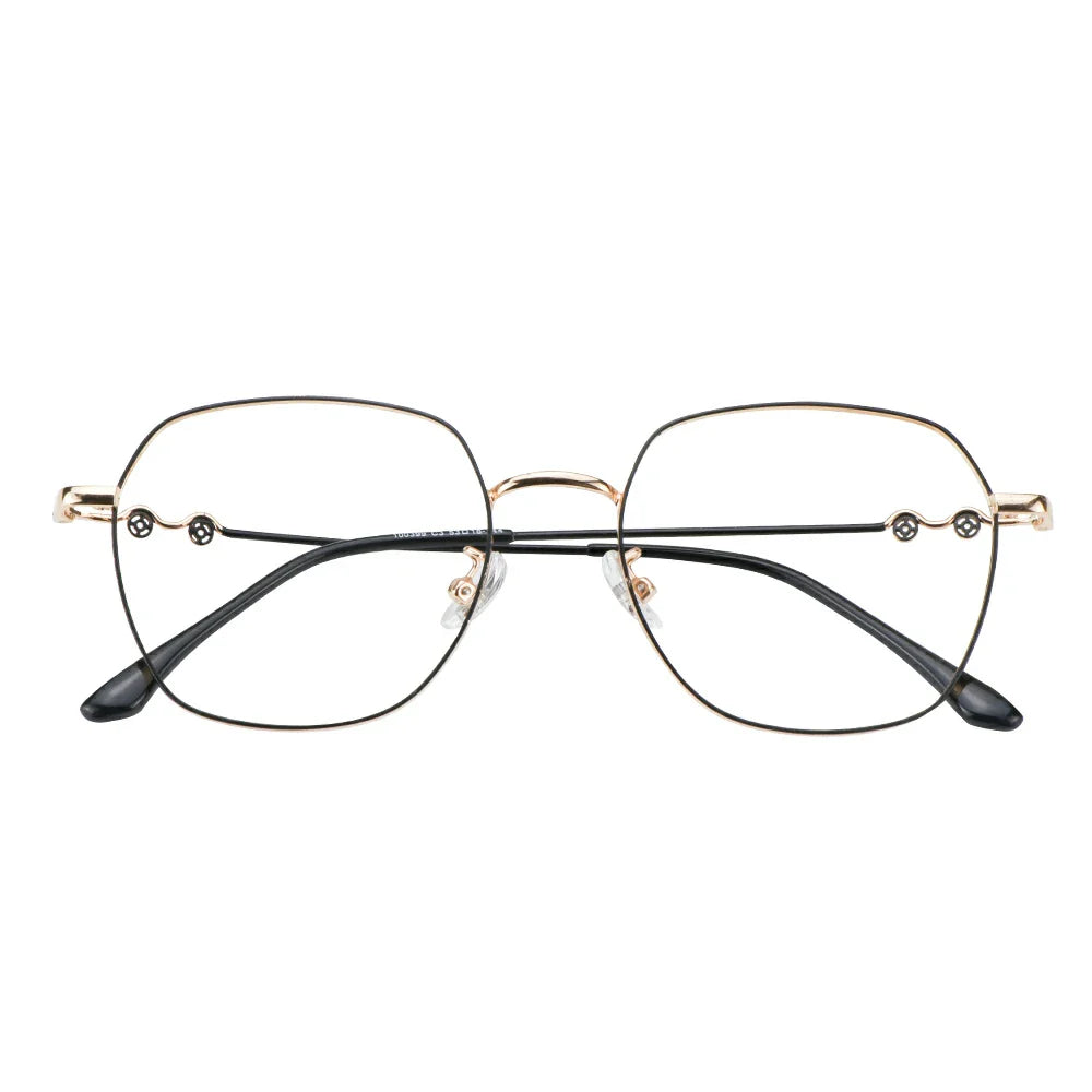 Metal Oval Eyeglasses