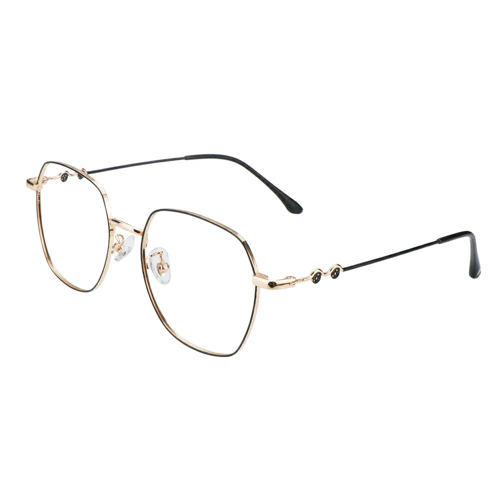 Metal Oval Eyeglasses
