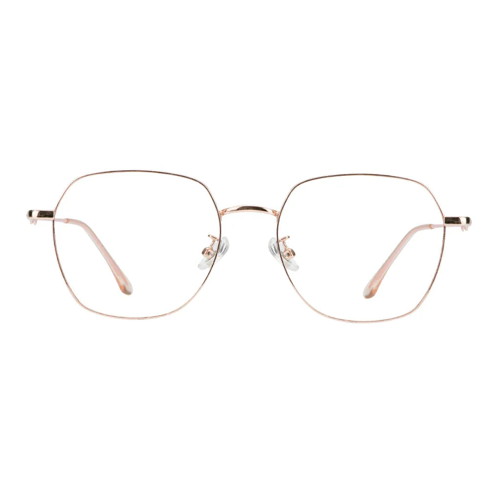 Metal Oval Eyeglasses