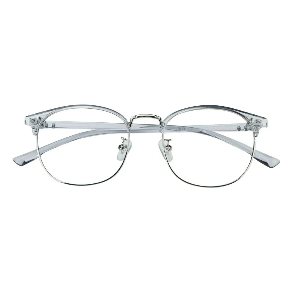Metal Oval Eyeglasses