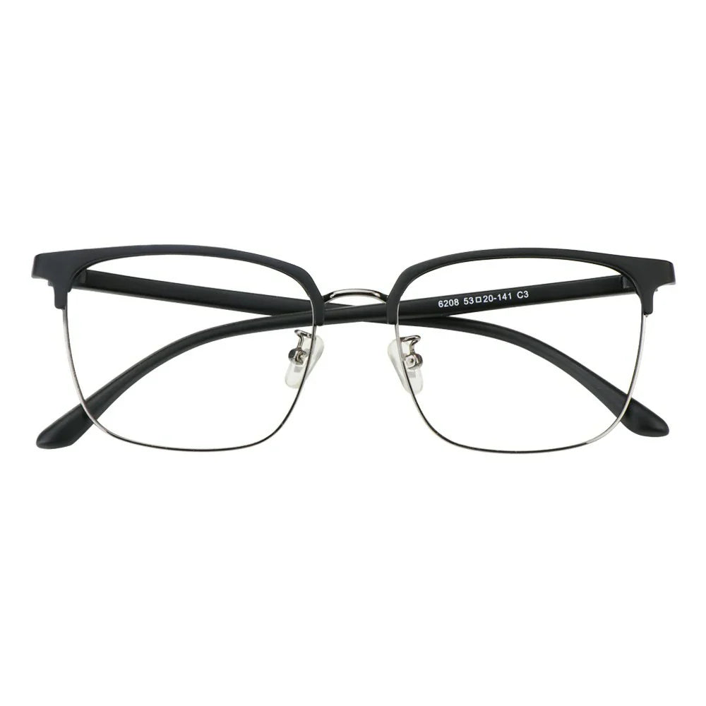 Metal Square Eyeglasses
