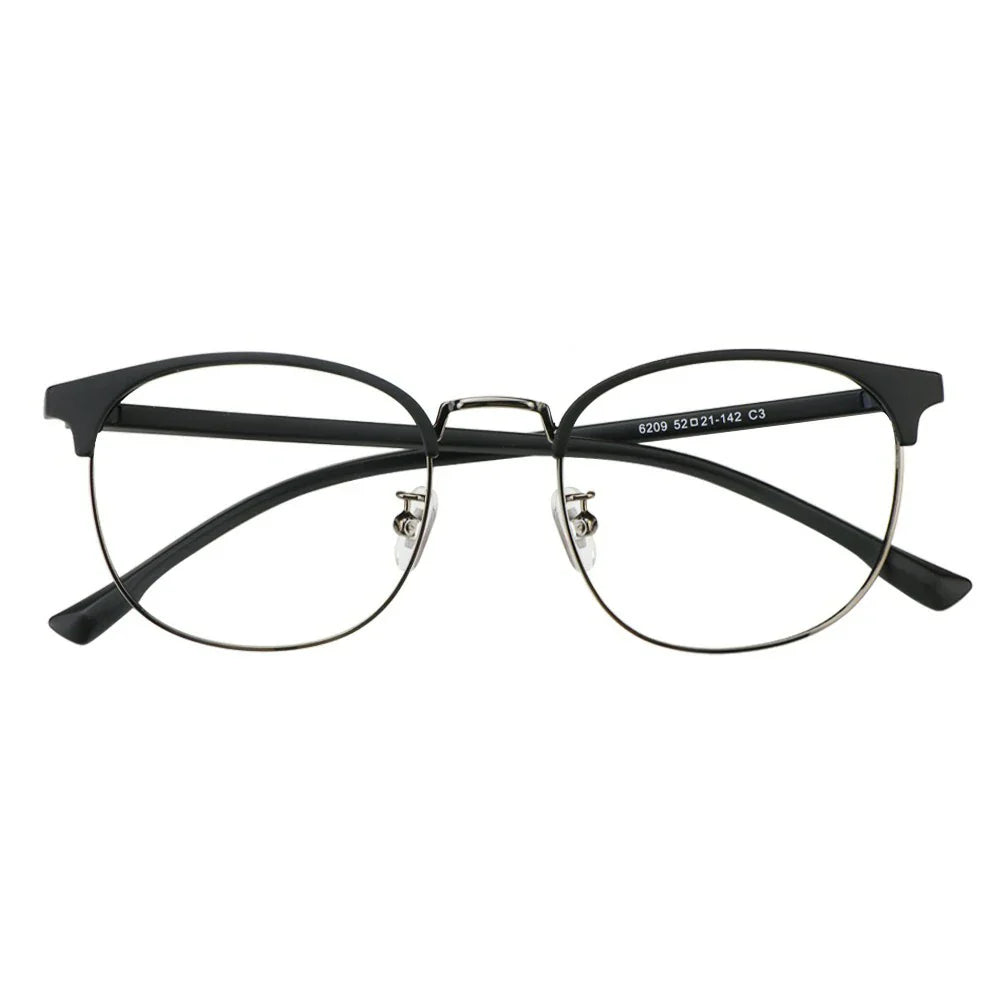 Metal Oval Eyeglasses
