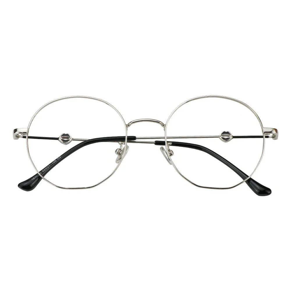 Metal Oval Eyeglasses