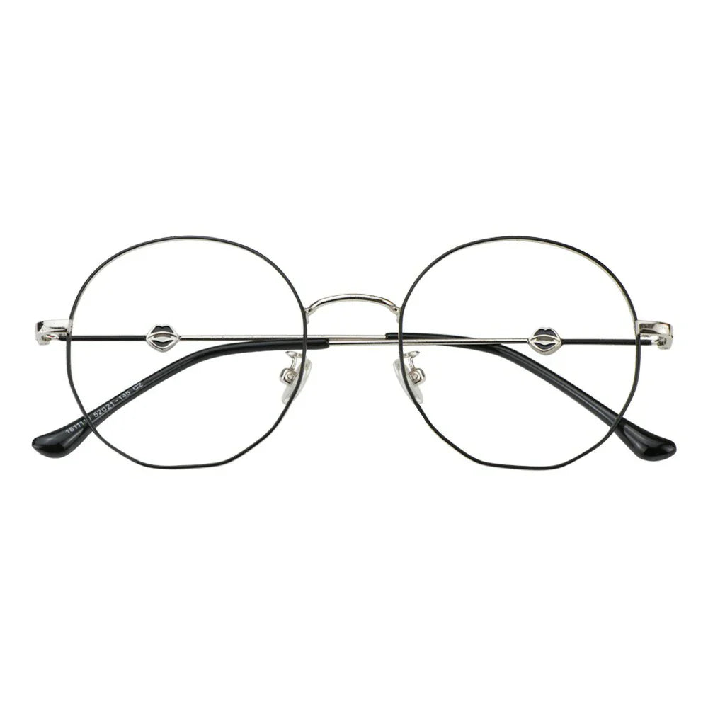 Metal Oval Eyeglasses