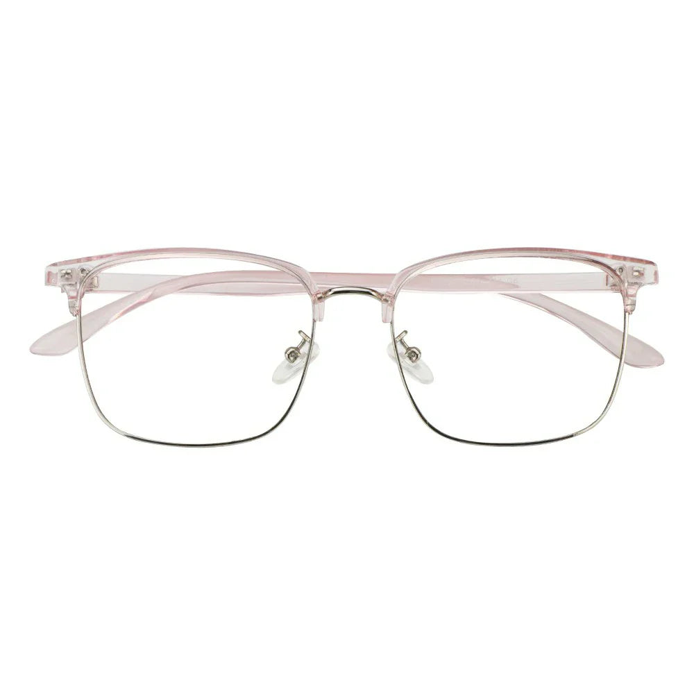 Metal Square Eyeglasses