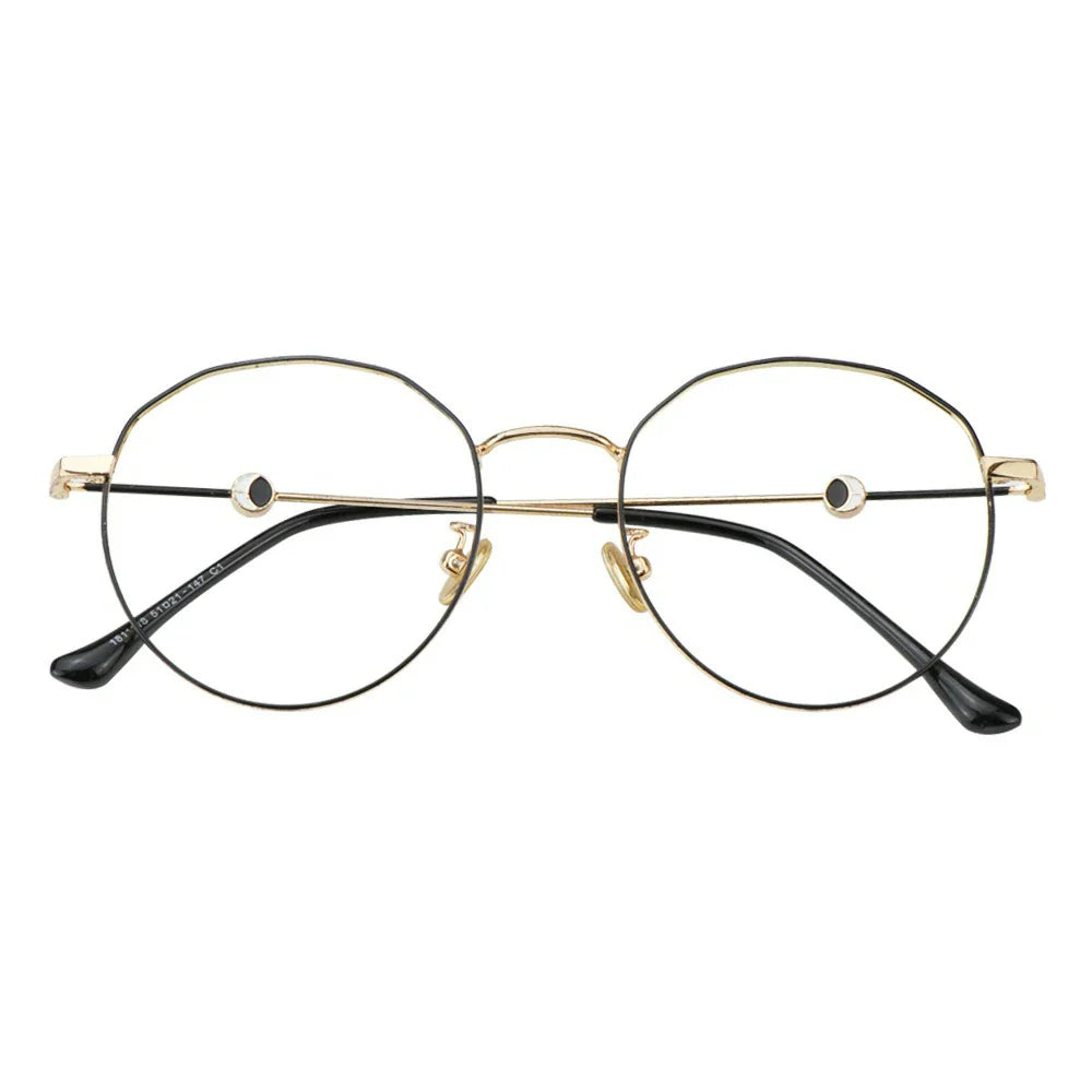 Metal Oval Eyeglasses
