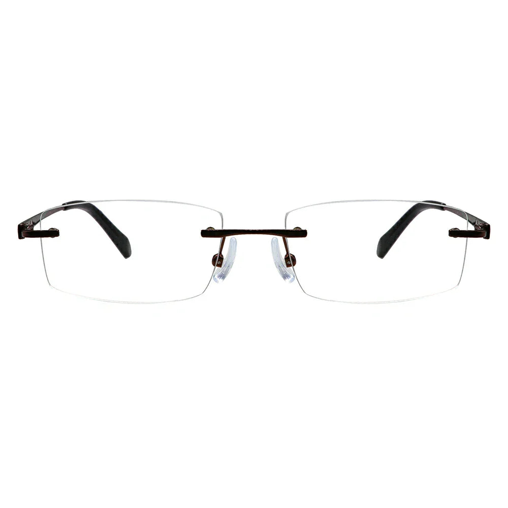 Metal Rectangle Eyeglasses