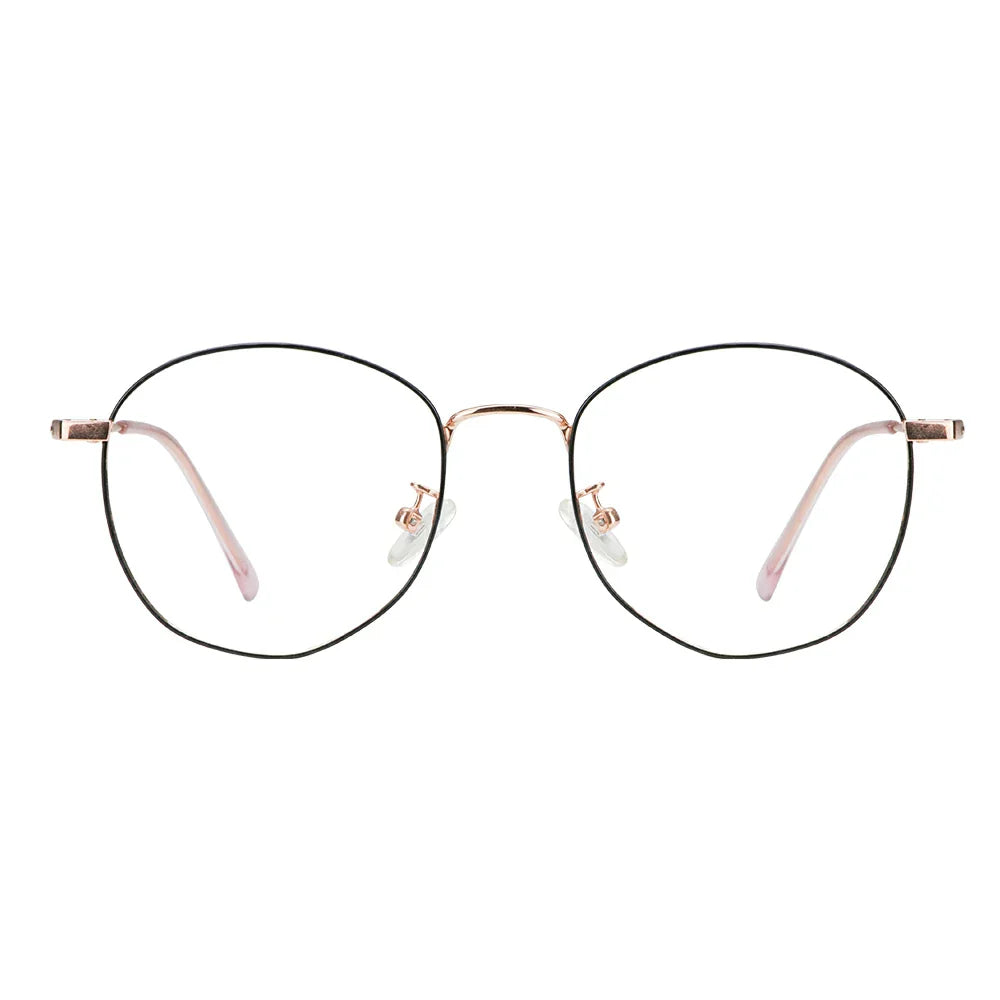 Metal Oval Eyeglasses