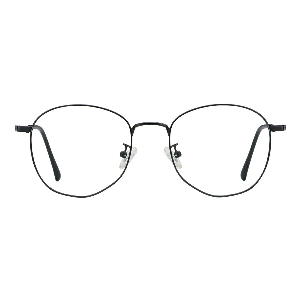 Metal Oval Eyeglasses