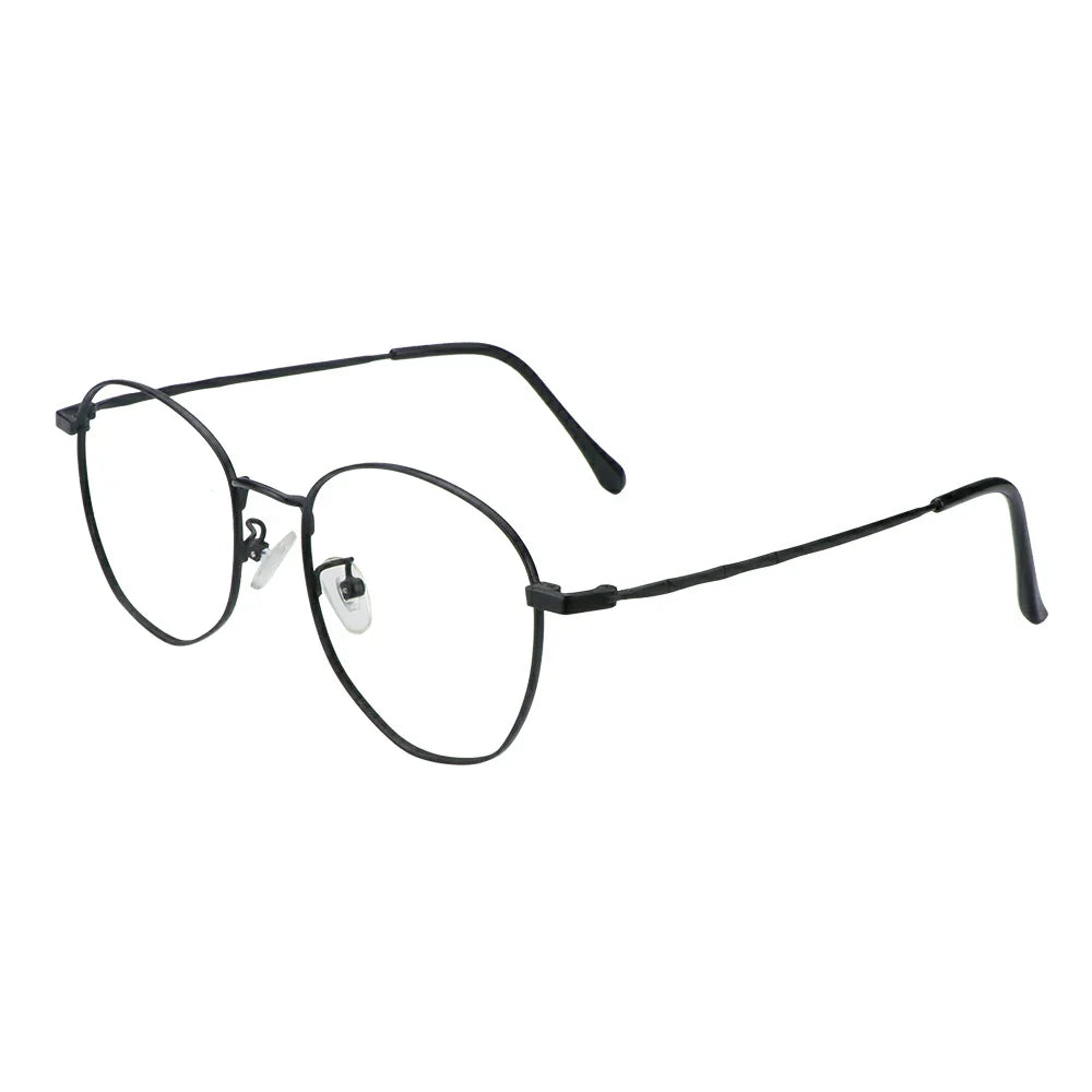Metal Oval Eyeglasses