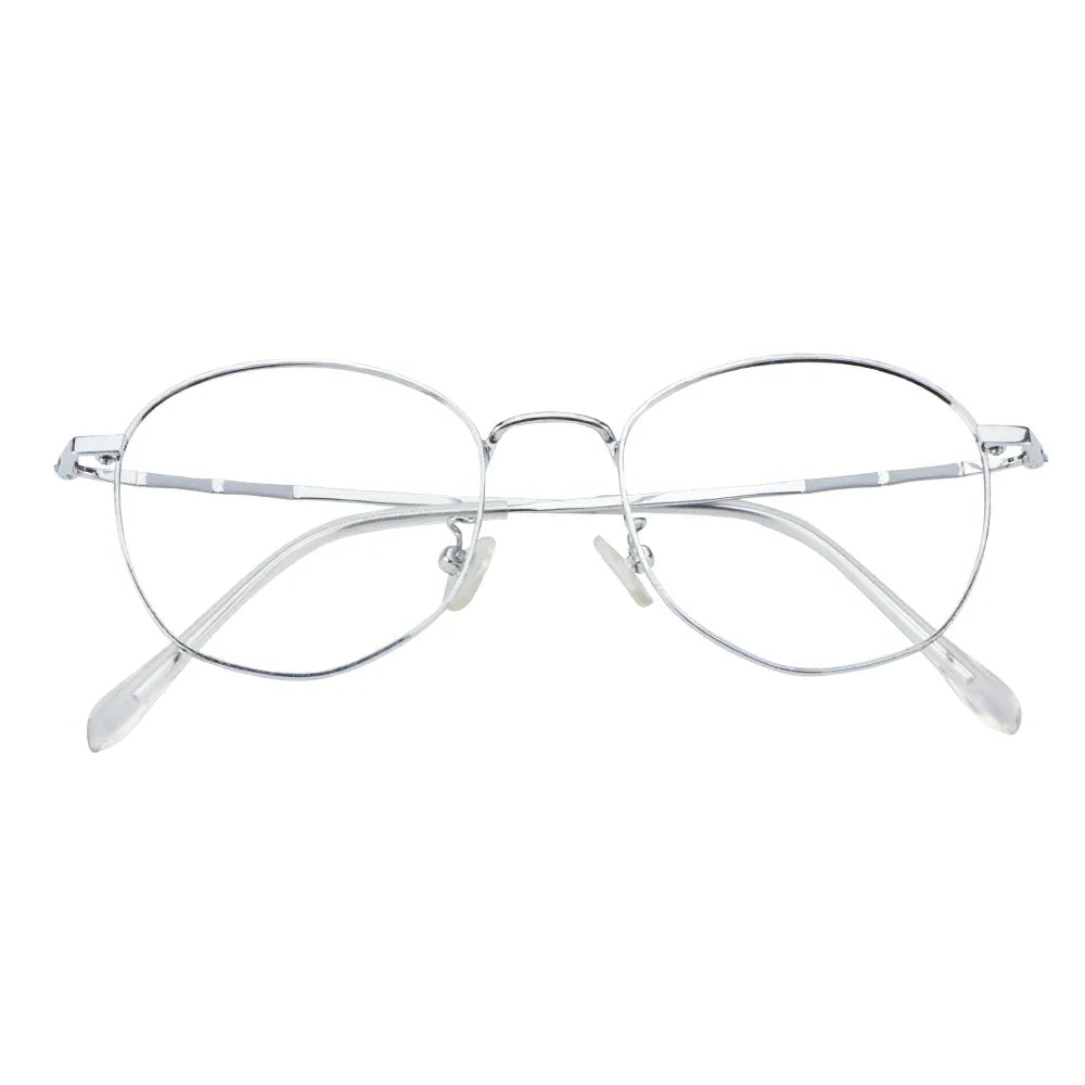 Metal Oval Eyeglasses
