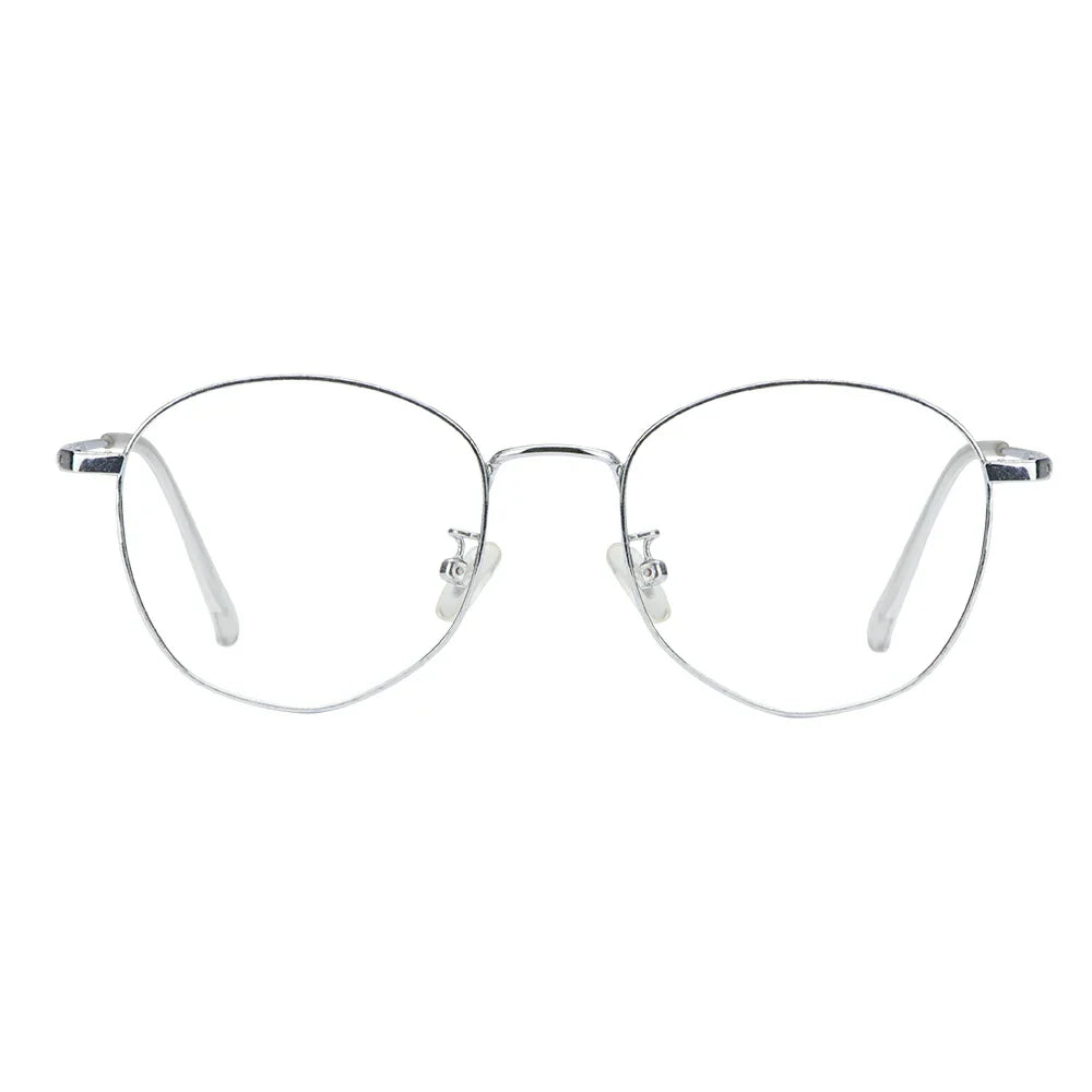 Metal Oval Eyeglasses