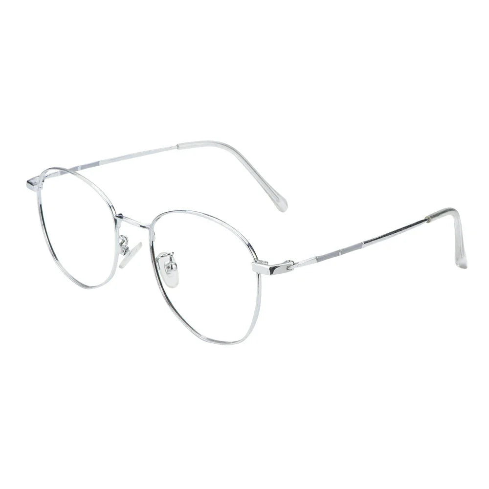 Metal Oval Eyeglasses