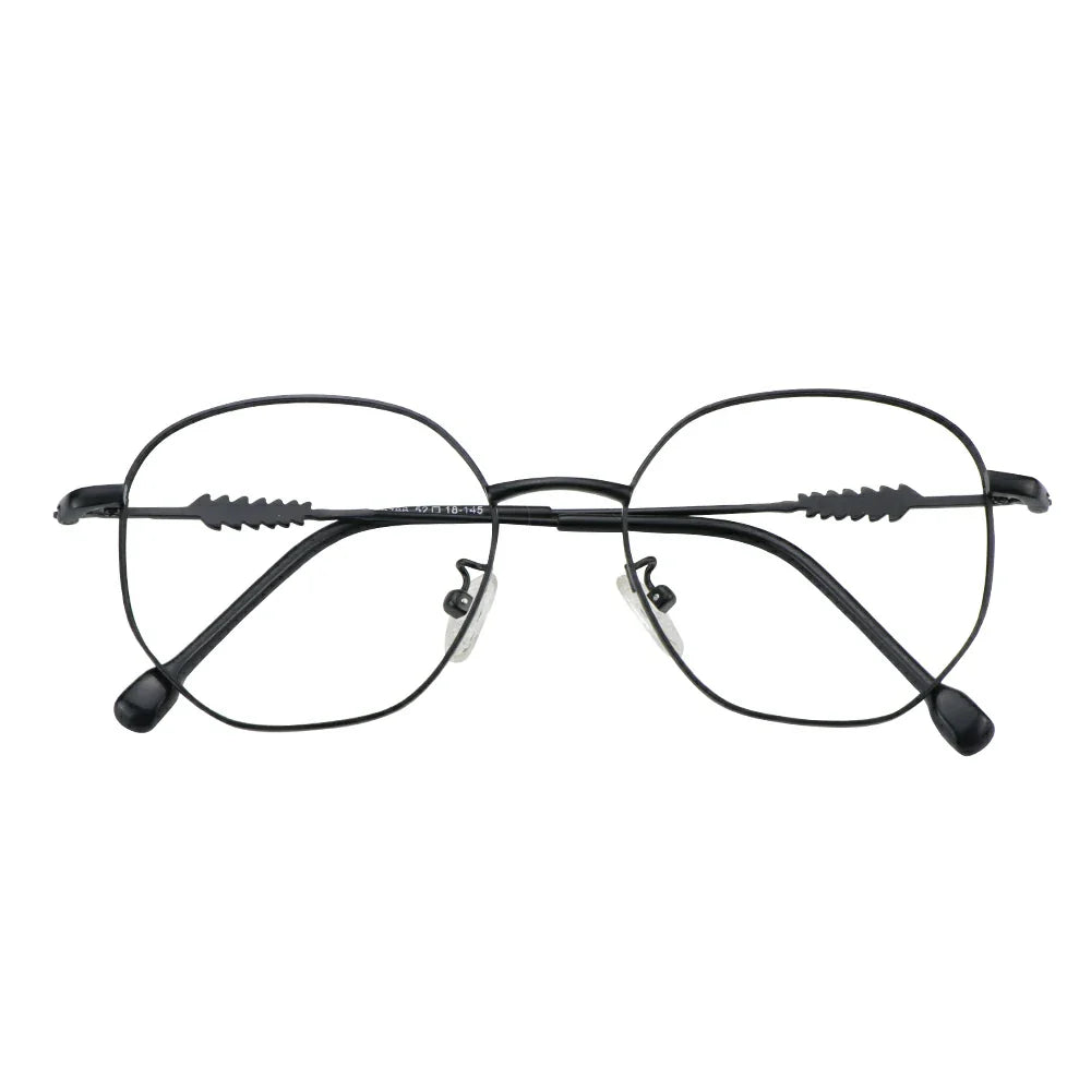 Metal Oval Eyeglasses