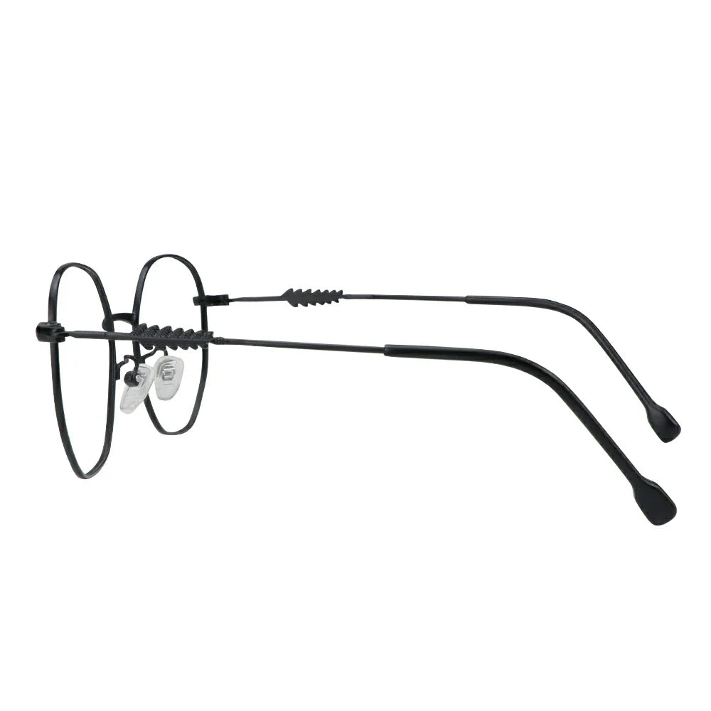 Metal Oval Eyeglasses