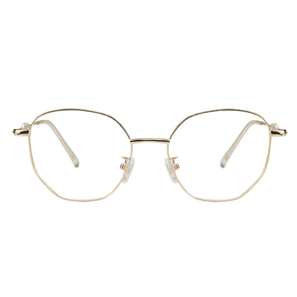 Metal Oval Eyeglasses