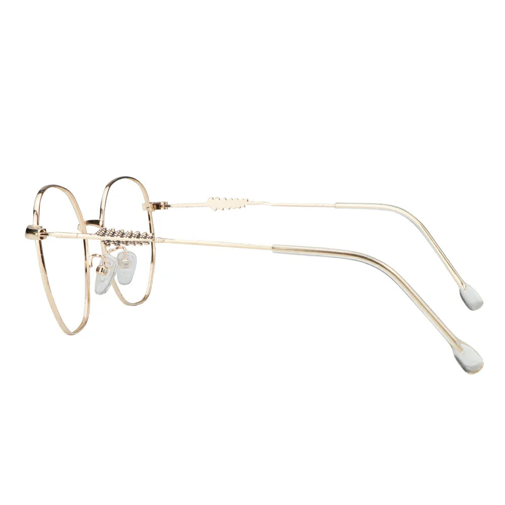 Metal Oval Eyeglasses
