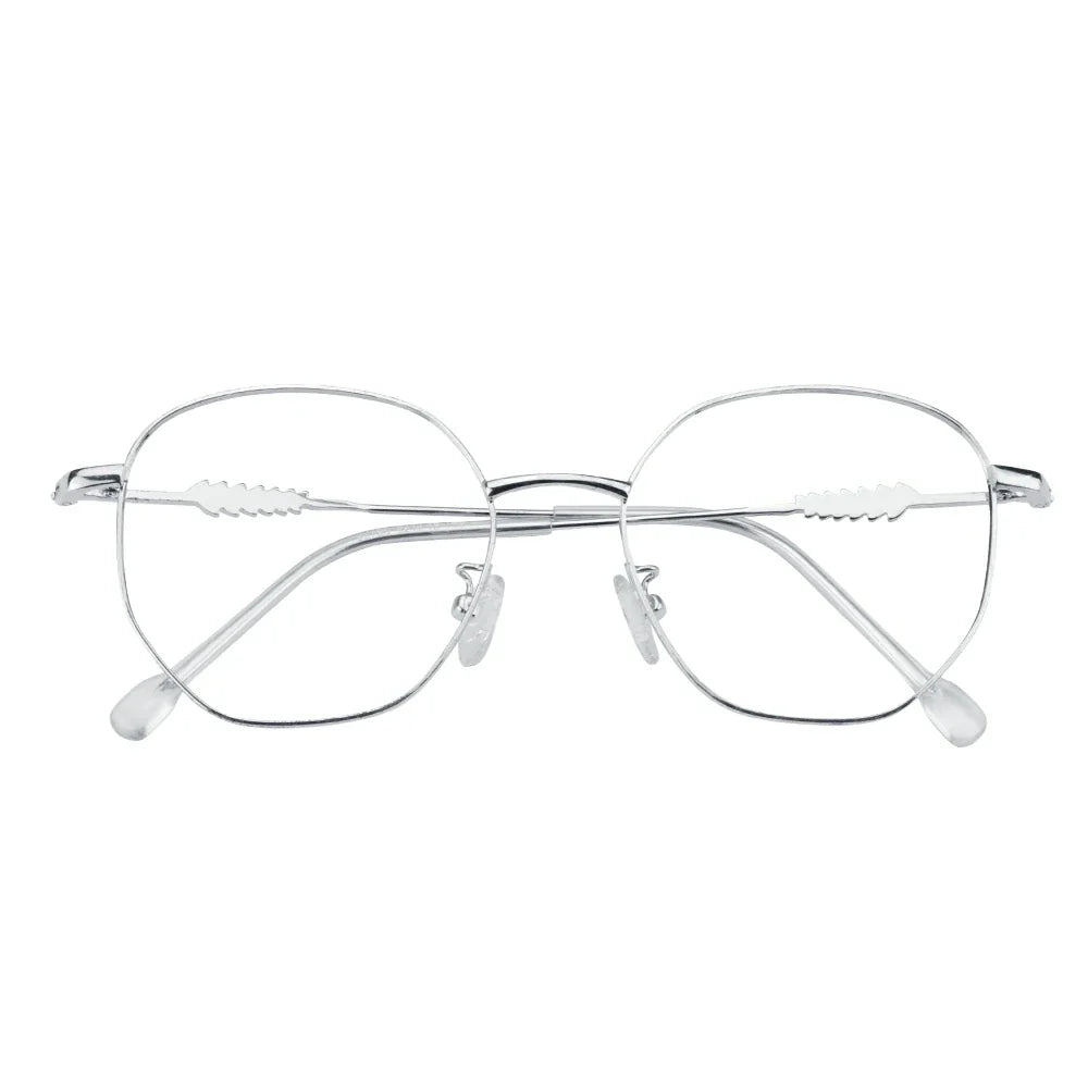 Metal Oval Eyeglasses