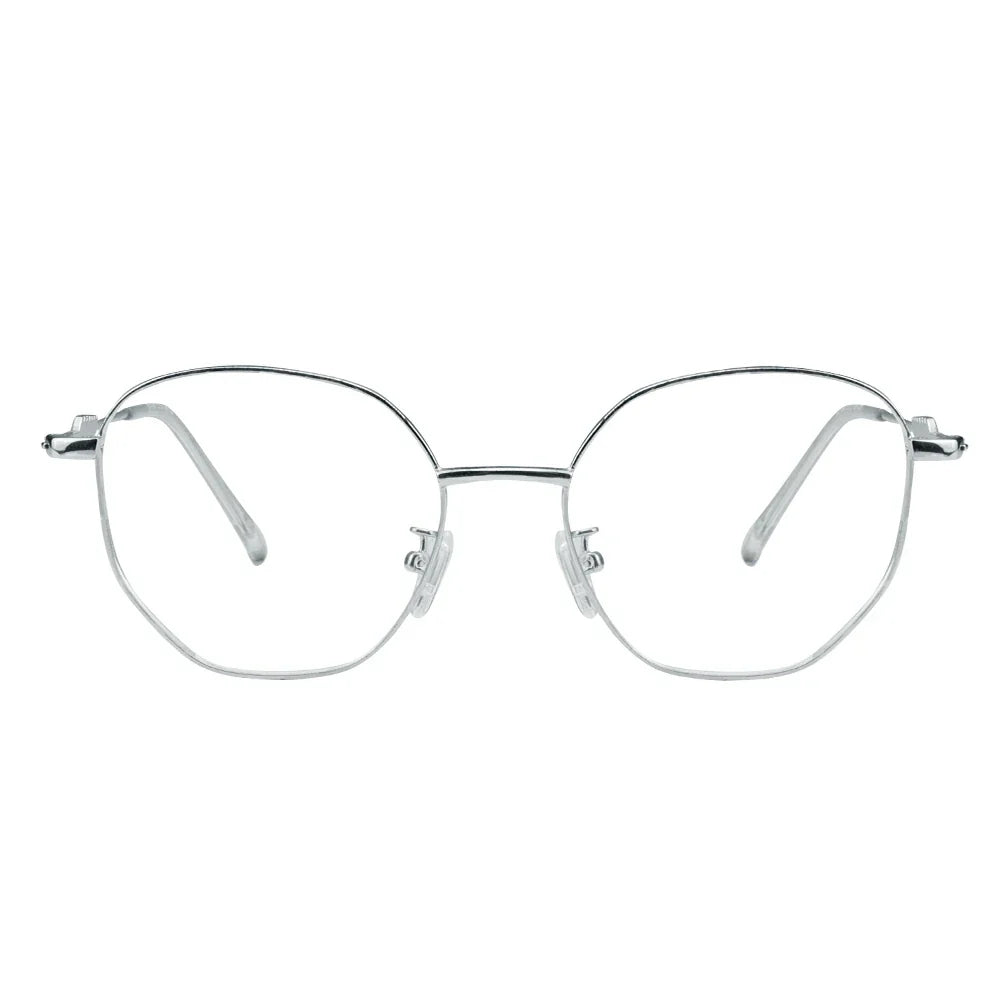 Metal Oval Eyeglasses