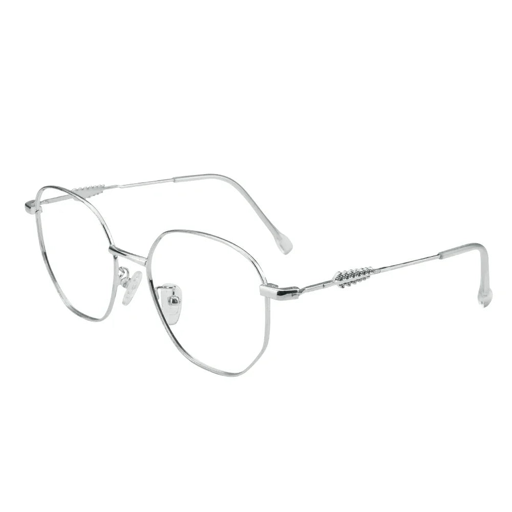 Metal Oval Eyeglasses