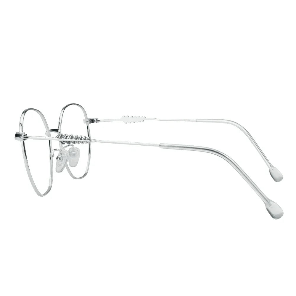 Metal Oval Eyeglasses