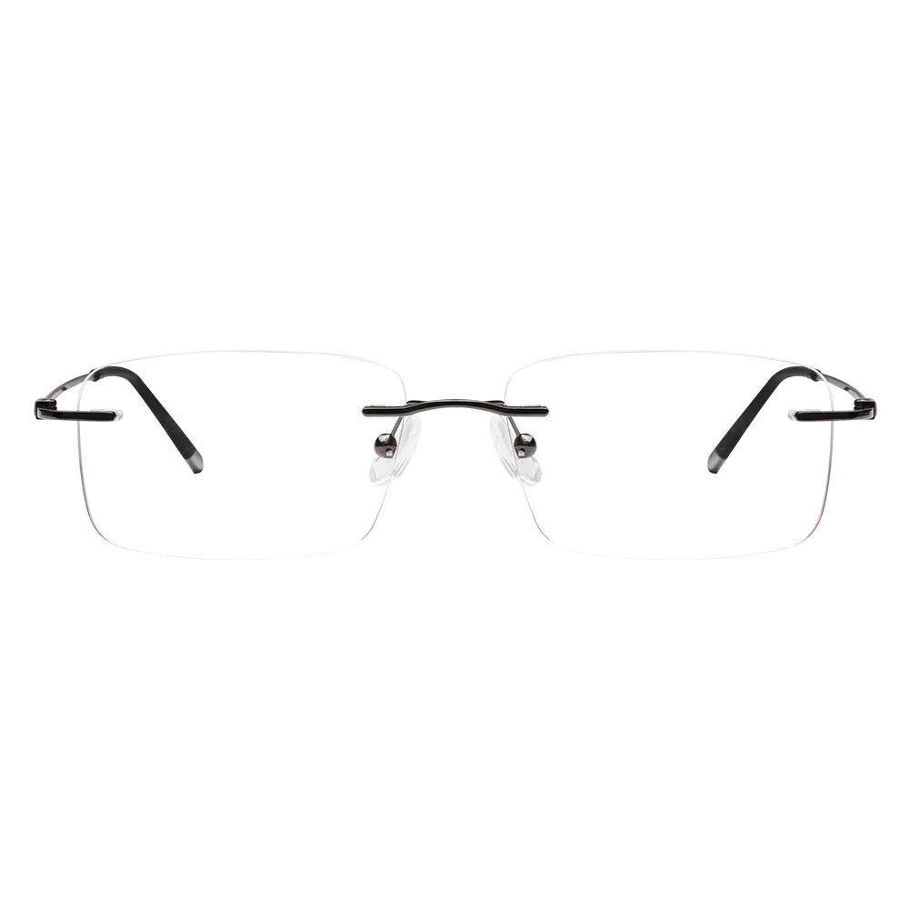  Metal Rectangle Eyeglasses 
