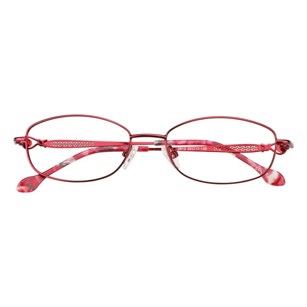 Metal Oval Eyeglasses