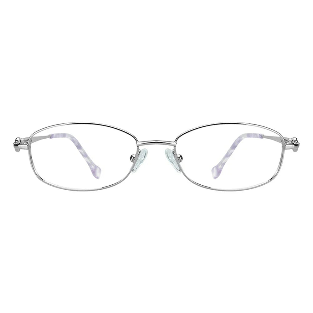 Metal Oval Eyeglasses