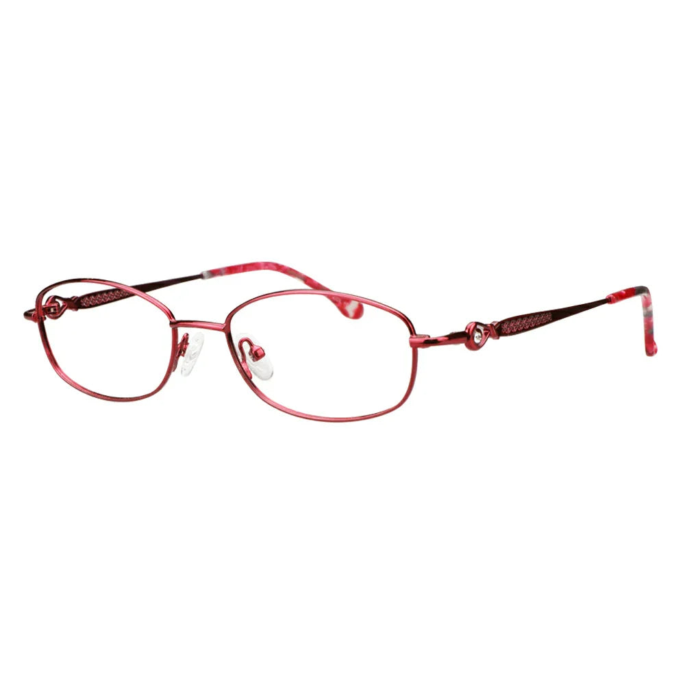 Metal Oval Eyeglasses
