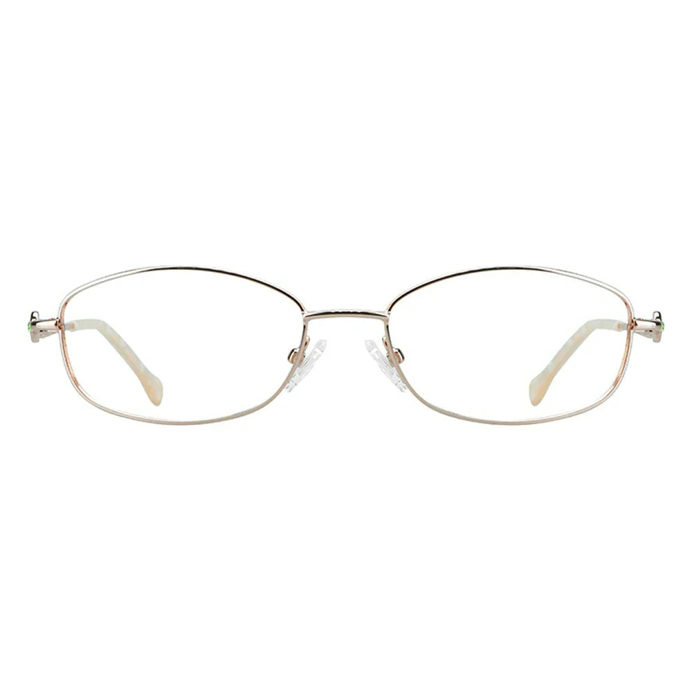 Metal Oval Eyeglasses