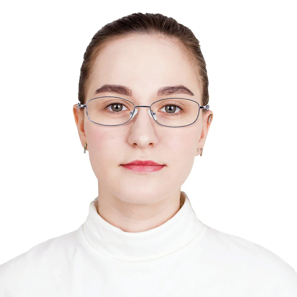 Metal Oval Eyeglasses