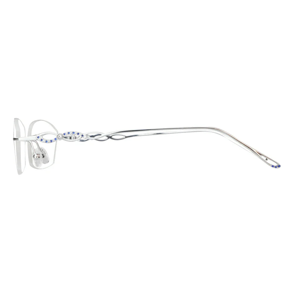 Metal Rectangle Eyeglasses