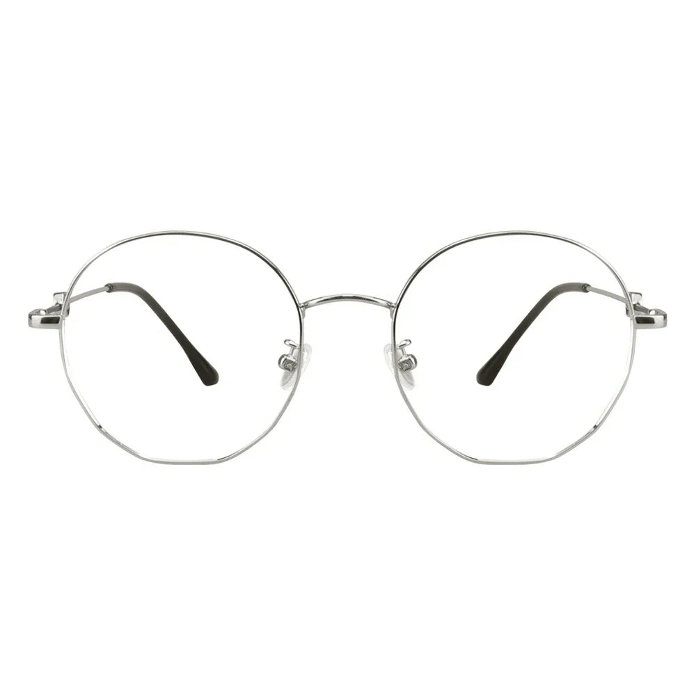 Metal Oval Eyeglasses