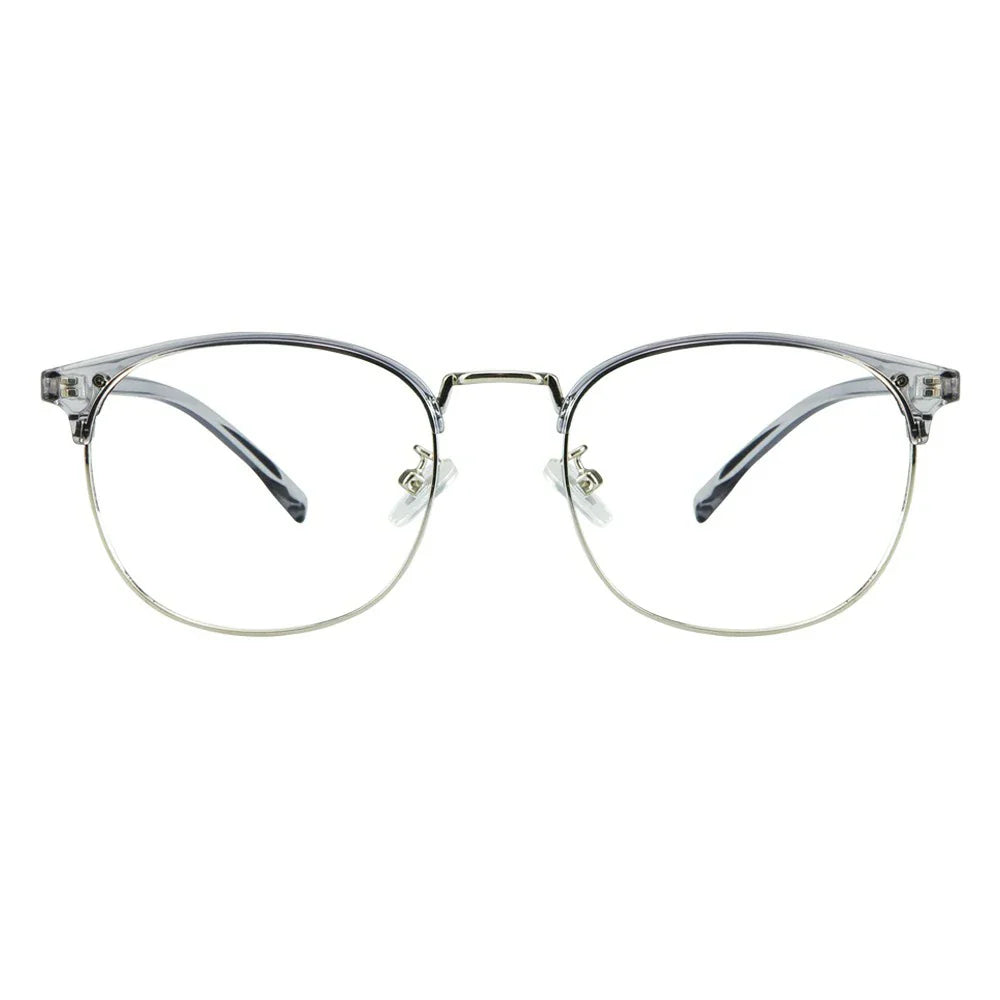 Metal Oval Eyeglasses