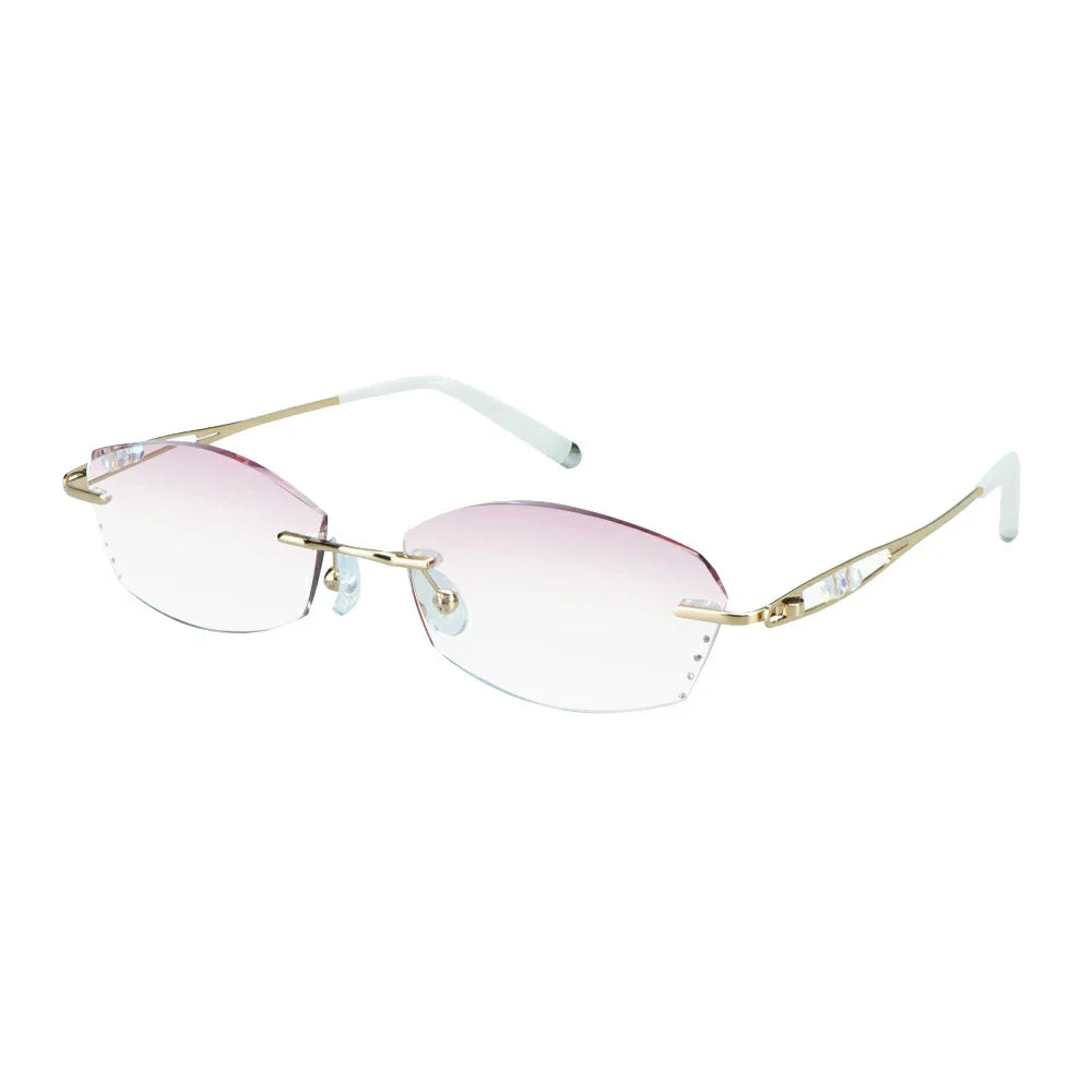 Metal Rectangle Eyeglasses