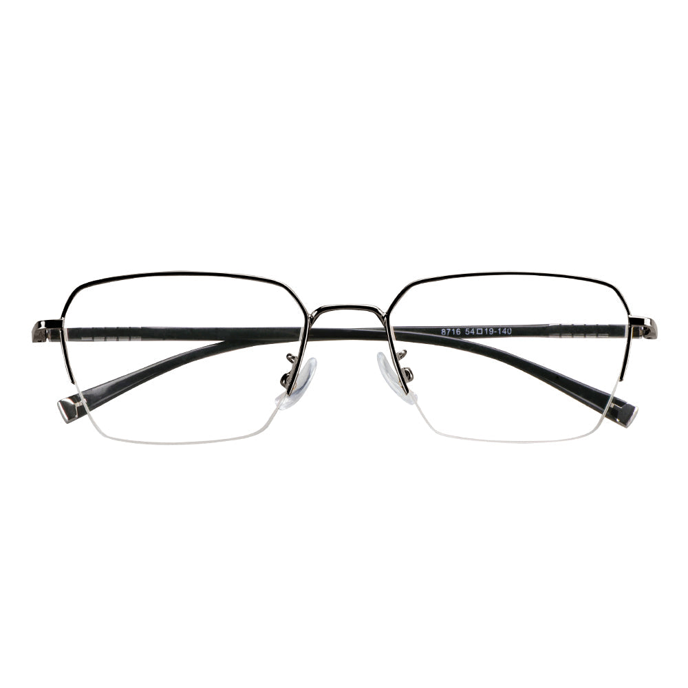 Brant Metal Rectangle Eyeglasses—LifeArtVision