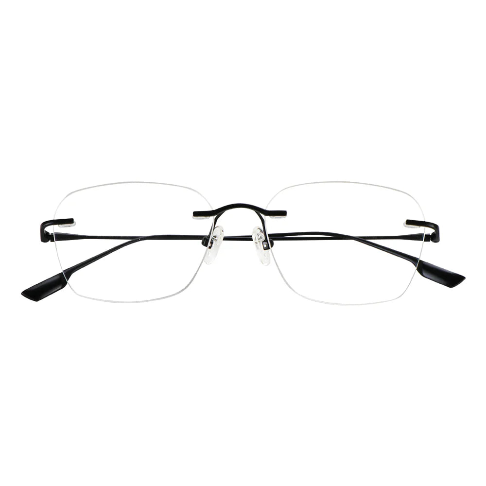 Gaby Titanium Oval Eyeglasses