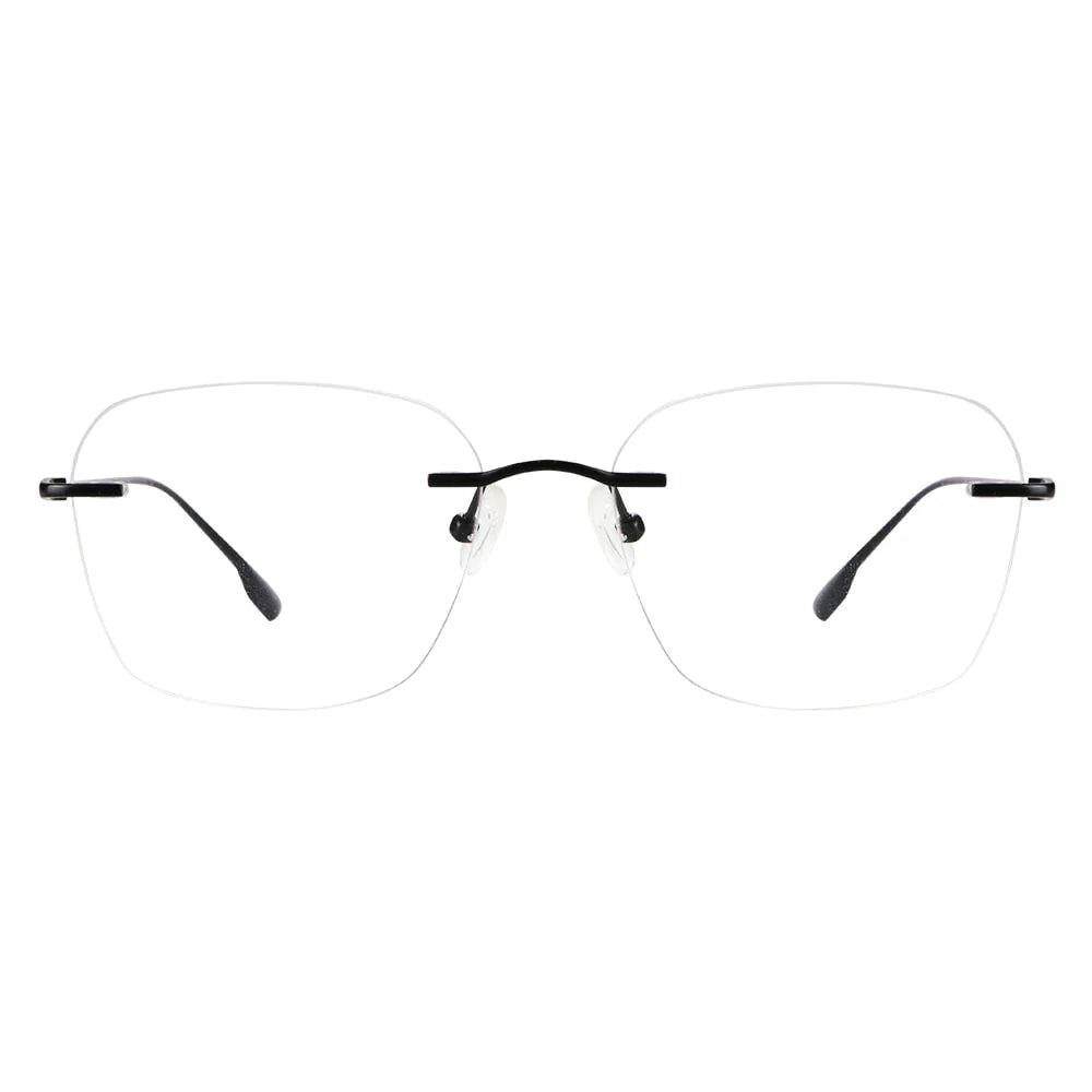 Gaby Titanium Oval Eyeglasses
