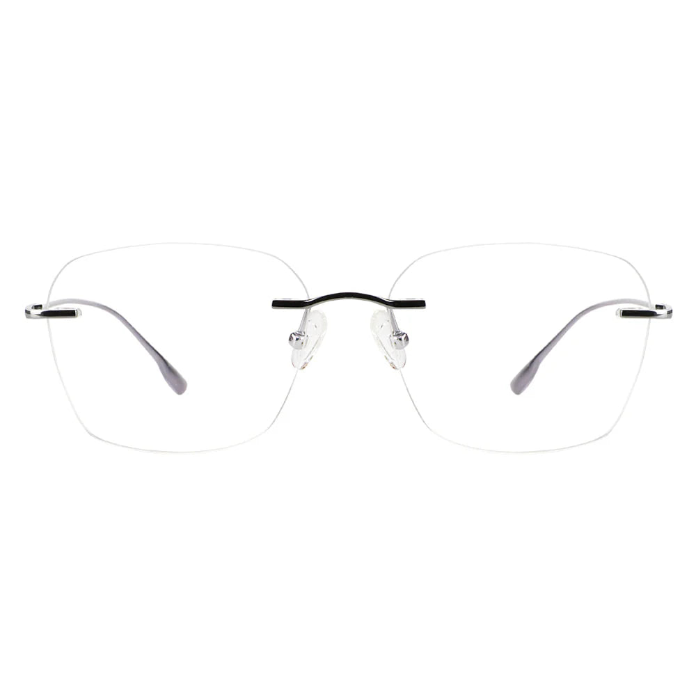 Gaby Titanium Oval Eyeglasses