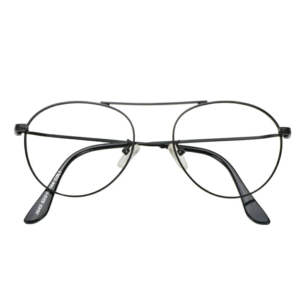 Metal Oval Eyeglasses