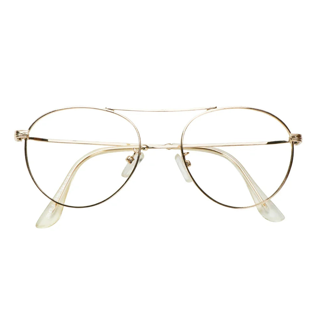 Metal Oval Eyeglasses