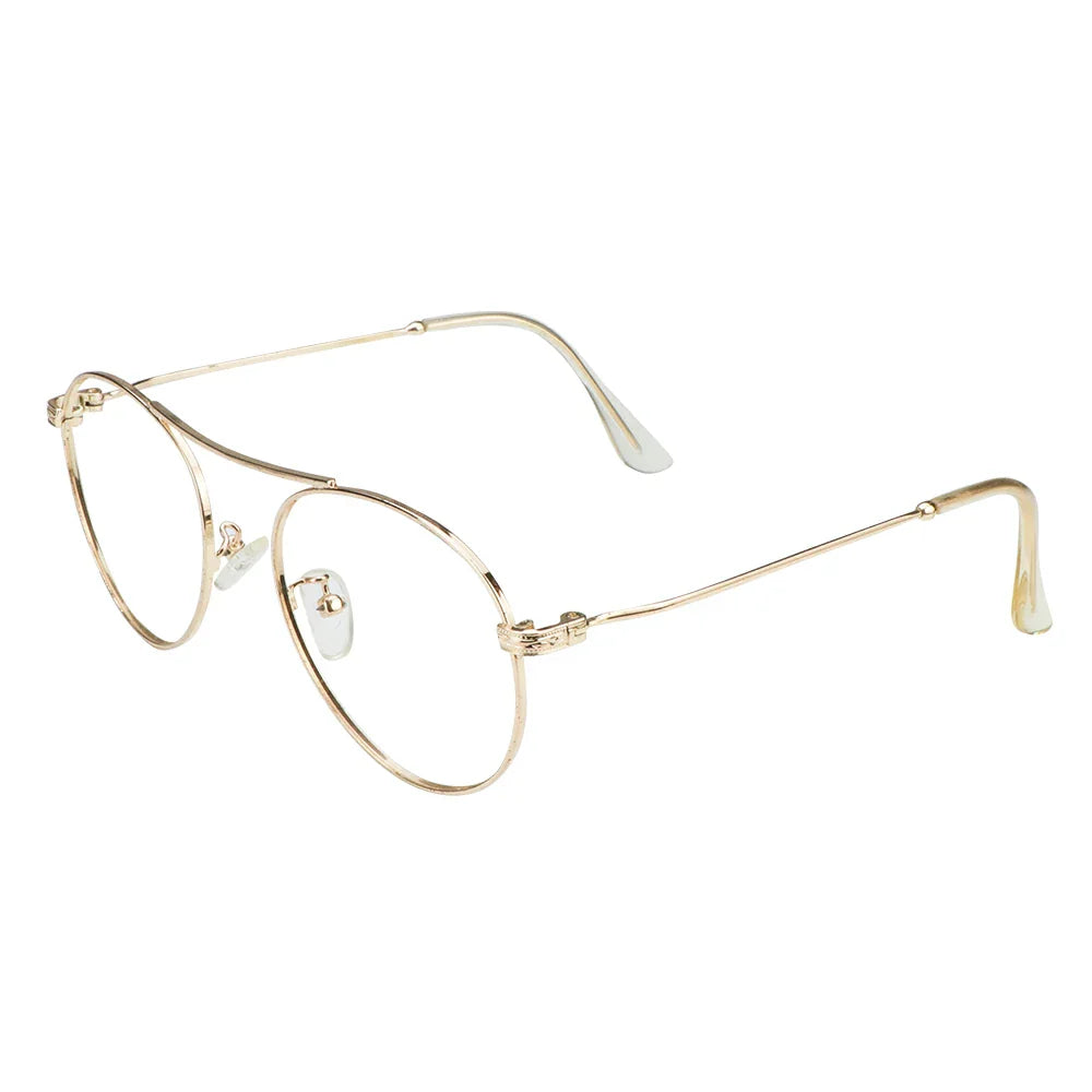 Metal Oval Eyeglasses