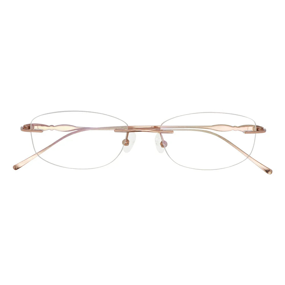 Metal Geometric Eyeglasses