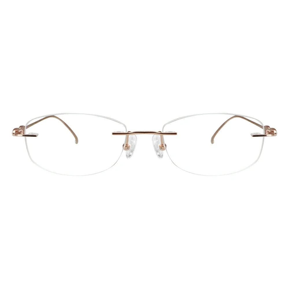 Metal Geometric Eyeglasses