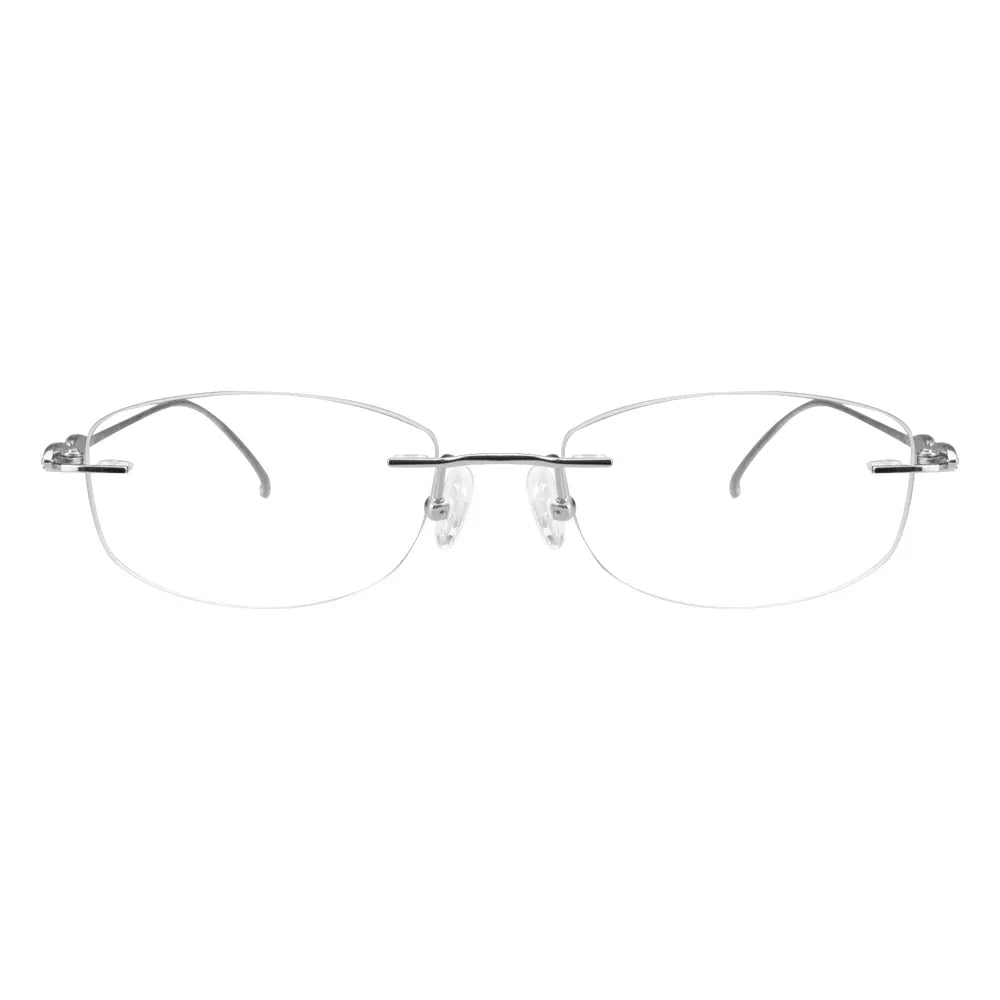 Metal Geometric Eyeglasses