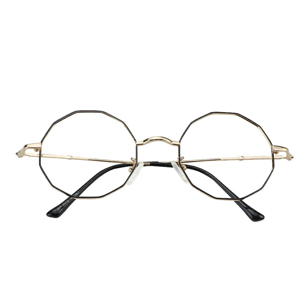Metal Oval Eyeglasses