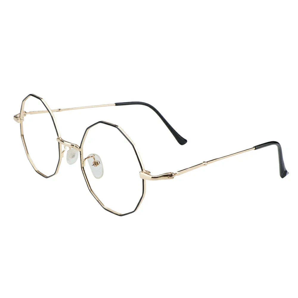 Metal Oval Eyeglasses