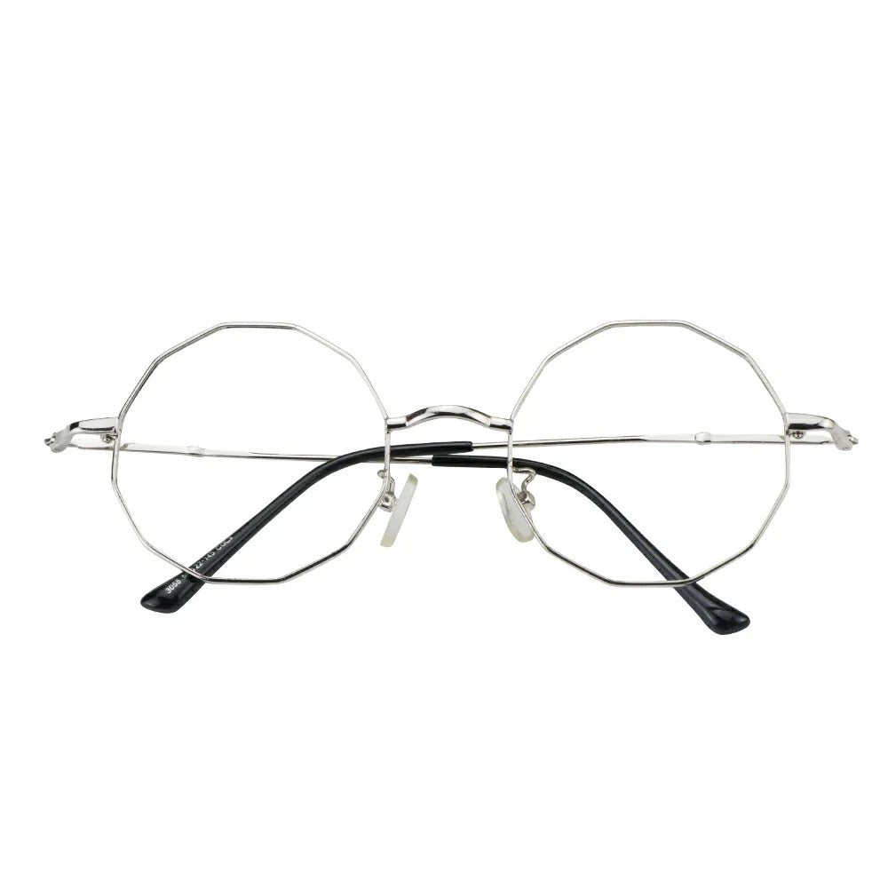 Metal Oval Eyeglasses