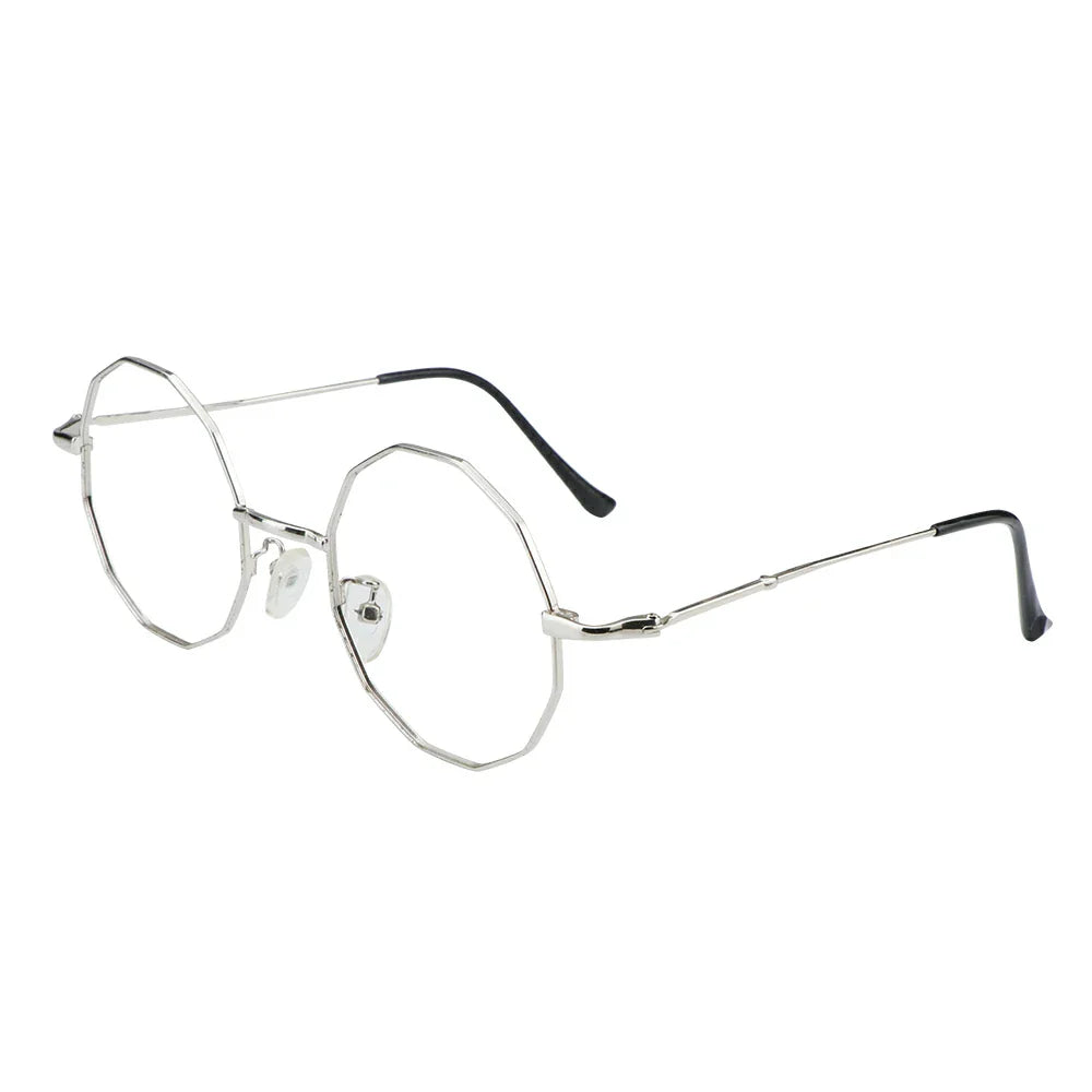 Metal Oval Eyeglasses